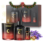 Dream Night Trio: Sleep Spray, Scented Candle, Reed Diffuser, Fast Sleep And Refreshing Fragrance, Formaldehyde-Free, Easy to Use, Good Helper for Sleep Lootquake LLC