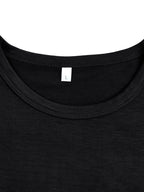 Men's Full Size Classic Fitted Crew Neck T-Shirt Plus Size