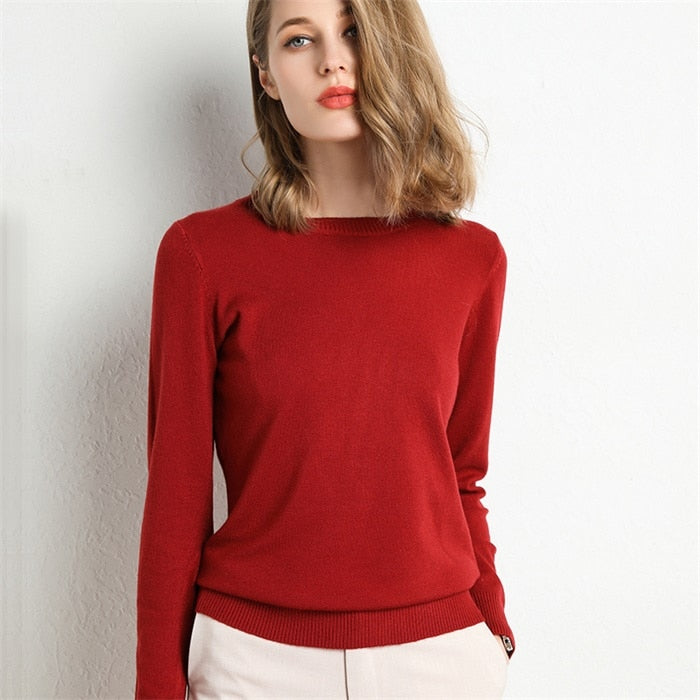 Knitted Pullover Women Sweater Pi-Mart