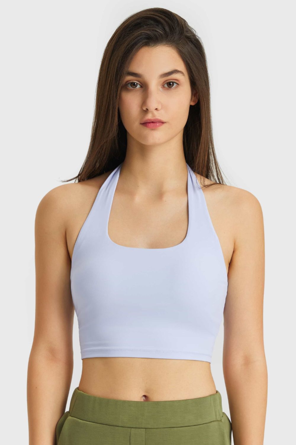 Millennia Breathable Halter Neck Sports Bra THRIXINE