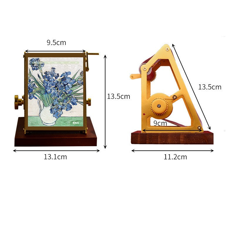 Artistic Oil Painting Calendar Office Desk Decoration Pi-Mart