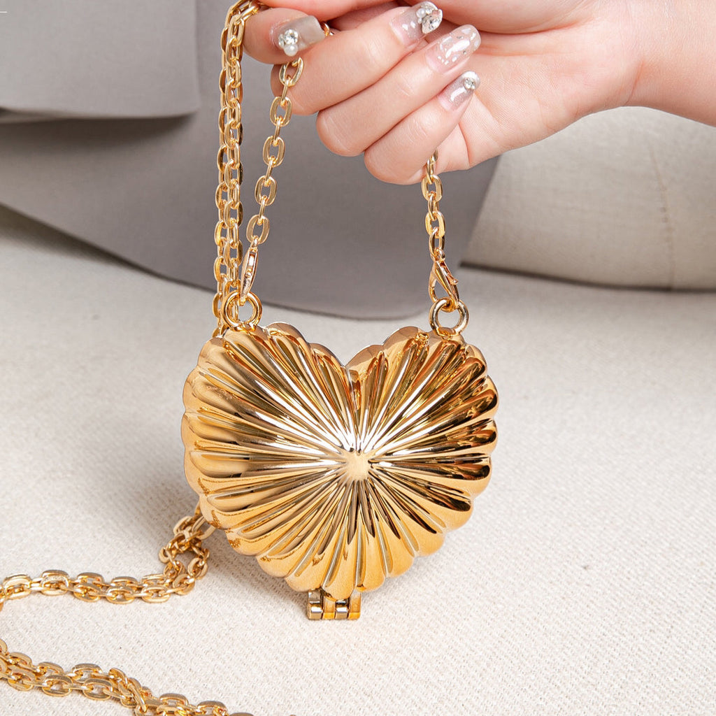 Heart Shaped Mini Purse, Evening Bags for Women Formal, Clutch Purse, Clutch Purse Casual, Clutch Purse Party, - SJB-DIAMOND ELITES