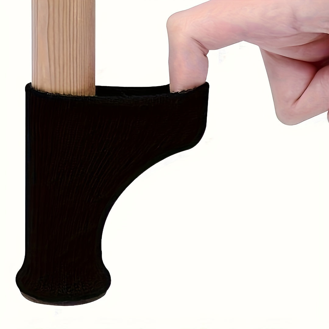 24pcs Cloth Table And Chair Leg Socks Woolen High Elastic Floor Protectors Non Slip Chair Leg Feet Socks Covers Furniture Caps Set, Fit Diameter From, Knitted Furniture Pads Lootquake LLC
