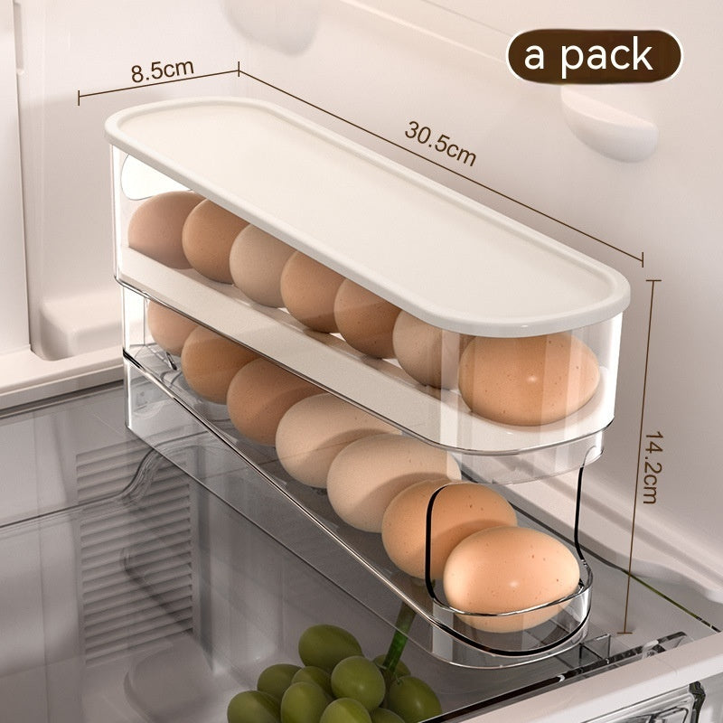 Slide Egg Storage Box Double-layer Automatic Egg Roller Pi-Mart