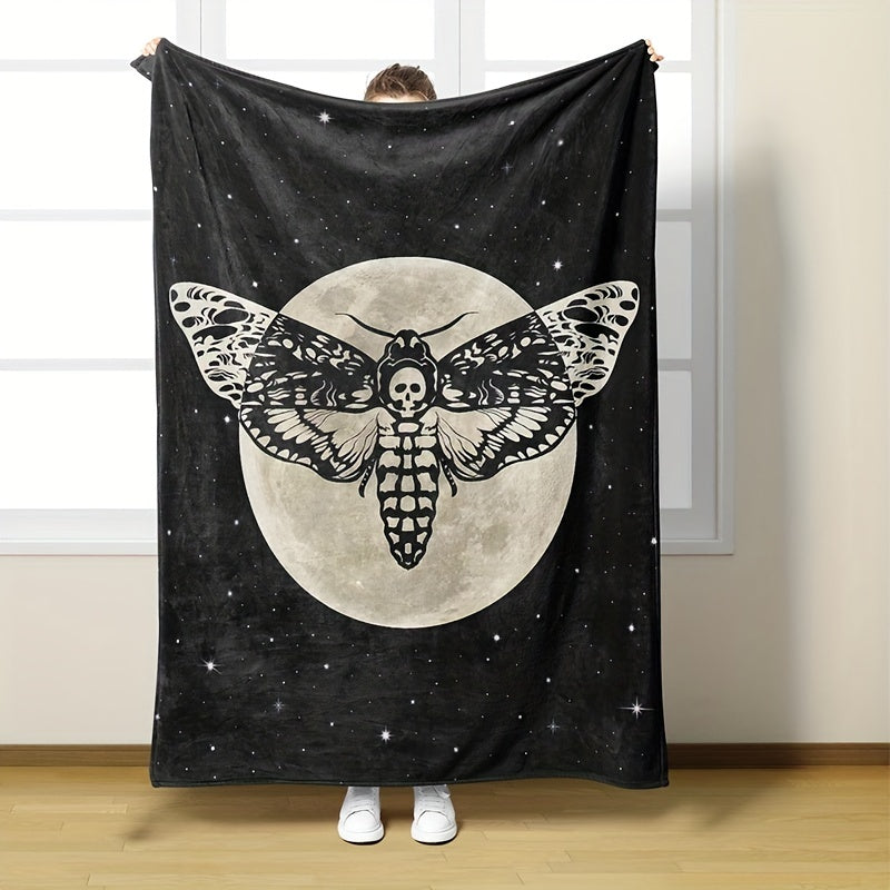 1pc Halloween Theme Blanket, Multi-purpose Gift Blanket, High-definition Printing Super Soft Flannel Blanket, Air Conditioning Blanket, Lunch Break Blanket Lootquake LLC