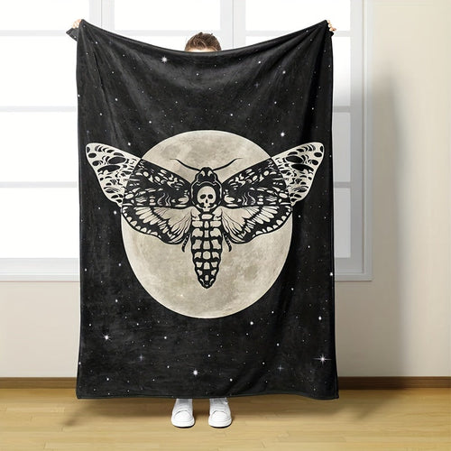 1pc Halloween Theme Blanket, Multi-purpose Gift Blanket, High-definition Printing Super Soft Flannel Blanket, Air Conditioning Blanket, Lunch Break Blanket Lootquake LLC