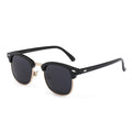 New Fashion Semi Rimless Retro Classic Luxury Polarized Sunglasses Men And Women Brand Designer Half Frame Sun Glasses Classic Oculos De Sol With UV400 Protection - SJB-DIAMOND ELITES