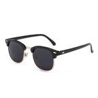 New Fashion Semi Rimless Retro Classic Luxury Polarized Sunglasses Men And Women Brand Designer Half Frame Sun Glasses Classic Oculos De Sol With UV400 Protection - SJB-DIAMOND ELITES