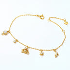 Pumpkin Car Shoes 925 Silver Cubic Zirconia Bracelet
