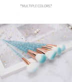 Spiral Red And Black Hair Makeup Brush Pi-Mart