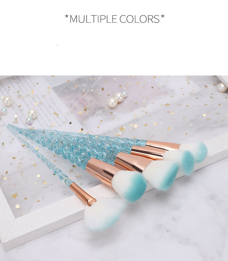 Spiral Red And Black Hair Makeup Brush Pi-Mart