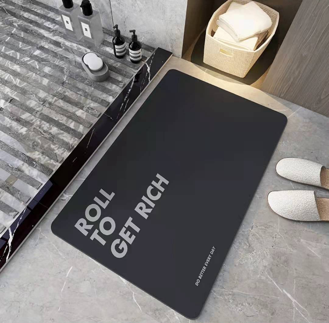Soft Diatom Mud Floor Mat Bathroom Absorbent Non-slip Pi-Mart