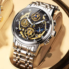 Men's Hollow Personality Waterproof Quartz Watch Pi-Mart