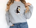Women's Fashionable Solid Color Printed Long Sleeved Sweatshirt - SJB-DIAMOND ELITES