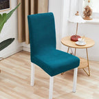 Chair Cover Polyester Fiber Elastic Stool Cover Hotel Restaurant Chair Antifouling Cover  Washable Spandex Kitchen Chair Covers for Dining Room Christmas Decoration Holiday Party Protector for Kitchen Stevvex