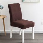 Chair Cover Polyester Fiber Elastic Stool Cover Hotel Restaurant Chair Antifouling Cover  Washable Spandex Kitchen Chair Covers for Dining Room Christmas Decoration Holiday Party Protector for Kitchen Stevvex