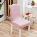 Chair Cover Polyester Fiber Elastic Stool Cover Hotel Restaurant Chair Antifouling Cover  Washable Spandex Kitchen Chair Covers for Dining Room Christmas Decoration Holiday Party Protector for Kitchen Stevvex