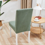 Chair Cover Polyester Fiber Elastic Stool Cover Hotel Restaurant Chair Antifouling Cover  Washable Spandex Kitchen Chair Covers for Dining Room Christmas Decoration Holiday Party Protector for Kitchen Stevvex