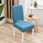 Chair Cover Polyester Fiber Elastic Stool Cover Hotel Restaurant Chair Antifouling Cover  Washable Spandex Kitchen Chair Covers for Dining Room Christmas Decoration Holiday Party Protector for Kitchen Stevvex