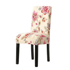 Chair Cover Simple Home  Printed Chair Cover Household Thickened Fleece Chair Cover Universal KitchenDining Chair Cover Spandex tretch Removable Washable Dining Room Chair Protector Slipcovers/Home Decor Dining Room Seat Cover Stevvex