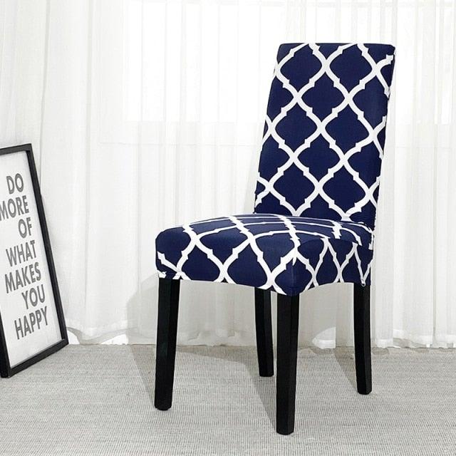 Chair Covers For Dining Room Stretch Spandex Removable Washable Anti-dust Seat Slipcover Multicolor  Chair covers  Chair Covers For Dining Room With Printed Patterns Easy Slip-on Stretchy Dining Room Chair Covers Stevvex