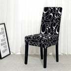 Chair Covers For Dining Room Stretch Spandex Removable Washable Anti-dust Seat Slipcover Multicolor  Chair covers  Chair Covers For Dining Room With Printed Patterns Easy Slip-on Stretchy Dining Room Chair Covers Stevvex
