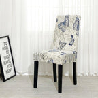 Chair Covers For Dining Room Stretch Spandex Removable Washable Anti-dust Seat Slipcover Multicolor  Chair covers  Chair Covers For Dining Room With Printed Patterns Easy Slip-on Stretchy Dining Room Chair Covers Stevvex