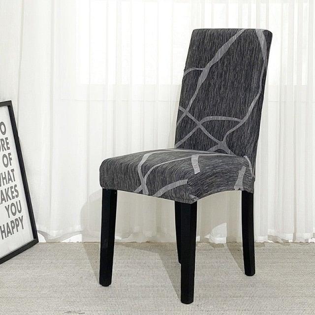 Chair Covers For Dining Room Stretch Spandex Removable Washable Anti-dust Seat Slipcover Multicolor  Chair covers  Chair Covers For Dining Room With Printed Patterns Easy Slip-on Stretchy Dining Room Chair Covers Stevvex