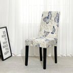 Chair Covers For Dining Room Stretch Spandex Removable Washable Anti-dust Seat Slipcover Multicolor  Chair covers  Chair Covers For Dining Room With Printed Patterns Easy Slip-on Stretchy Dining Room Chair Covers Stevvex