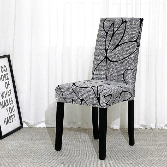Chair Covers For Dining Room Stretch Spandex Removable Washable Anti-dust Seat Slipcover Multicolor  Chair covers  Chair Covers For Dining Room With Printed Patterns Easy Slip-on Stretchy Dining Room Chair Covers Stevvex
