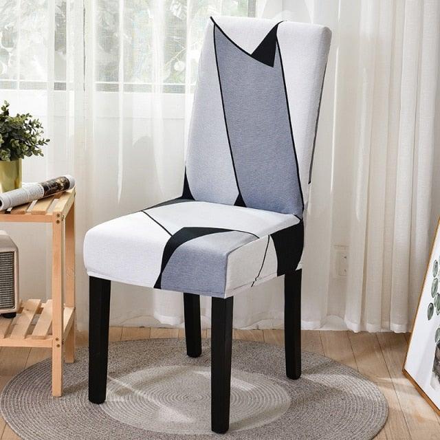 Chair Covers For Dining Room Stretch Spandex Removable Washable Anti-dust Seat Slipcover Multicolor  Chair covers  Chair Covers For Dining Room With Printed Patterns Easy Slip-on Stretchy Dining Room Chair Covers Stevvex