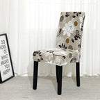 Chair Covers For Dining Room Stretch Spandex Removable Washable Anti-dust Seat Slipcover Multicolor  Chair covers  Chair Covers For Dining Room With Printed Patterns Easy Slip-on Stretchy Dining Room Chair Covers Stevvex
