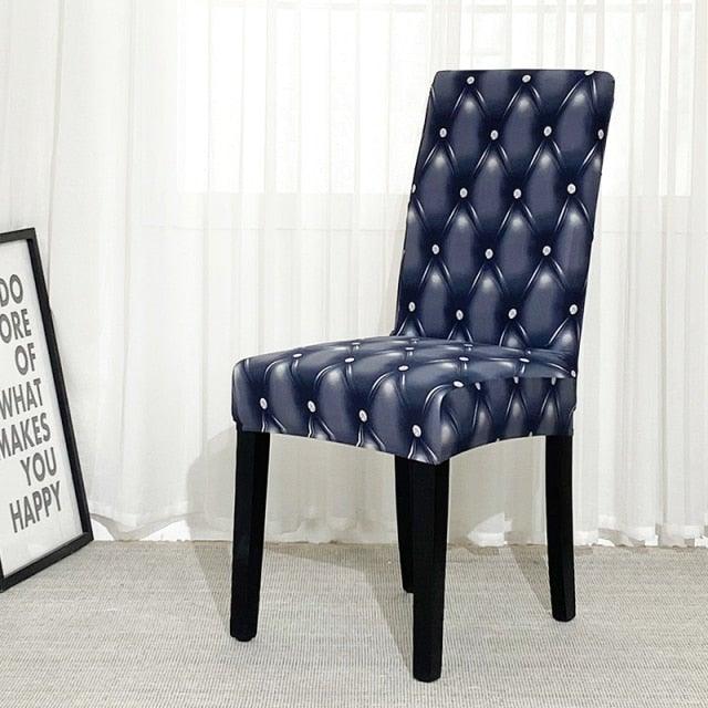 Chair Covers For Dining Room Stretch Spandex Removable Washable Anti-dust Seat Slipcover Multicolor  Chair covers  Chair Covers For Dining Room With Printed Patterns Easy Slip-on Stretchy Dining Room Chair Covers Stevvex
