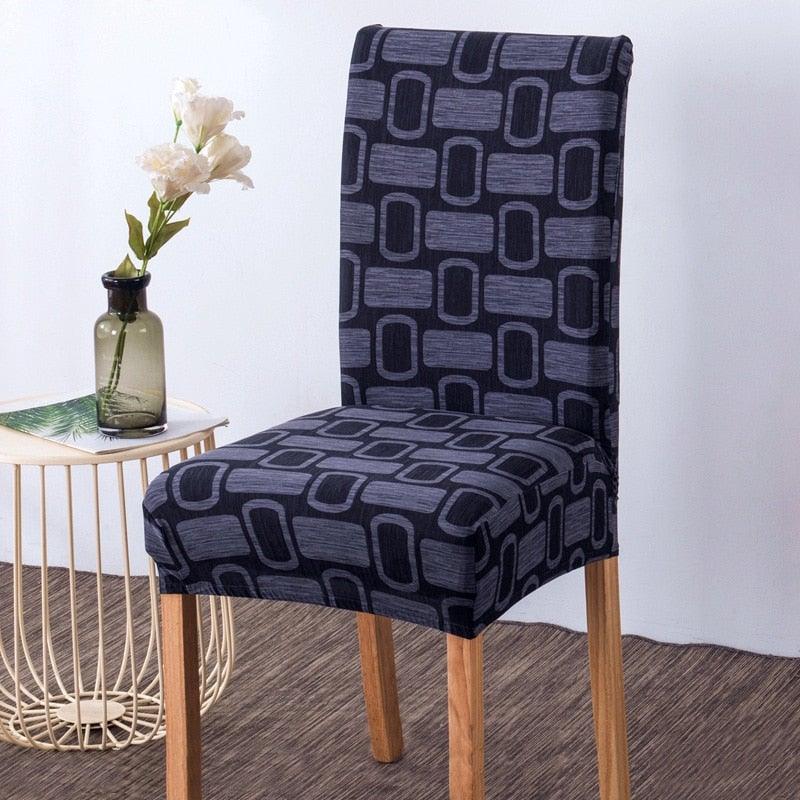 Chair Covers For Dining Room Stretch Spandex Removable Washable Anti-dust Seat Slipcover Multicolor  Chair covers  Chair Covers For Dining Room With Printed Patterns Easy Slip-on Stretchy Dining Room Chair Covers Stevvex