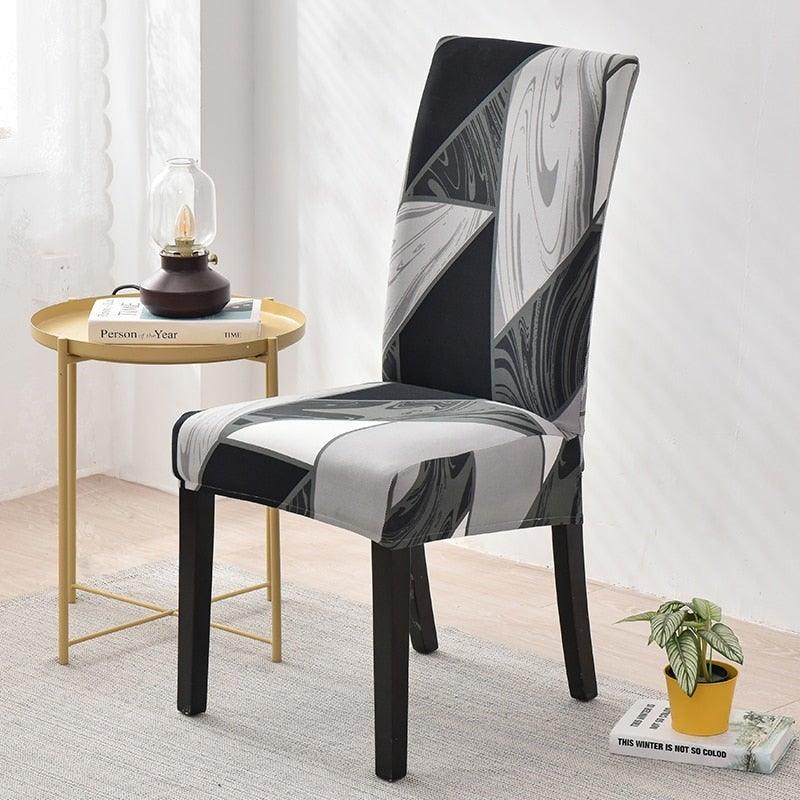 Chair Covers For Dining Room Stretch Spandex Removable Washable Anti-dust Seat Slipcover Multicolor  Chair covers  Chair Covers For Dining Room With Printed Patterns Easy Slip-on Stretchy Dining Room Chair Covers Stevvex