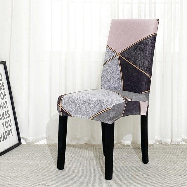 Chair Covers For Dining Room Stretch Spandex Removable Washable Anti-dust Seat Slipcover Multicolor  Chair covers  Chair Covers For Dining Room With Printed Patterns Easy Slip-on Stretchy Dining Room Chair Covers Stevvex