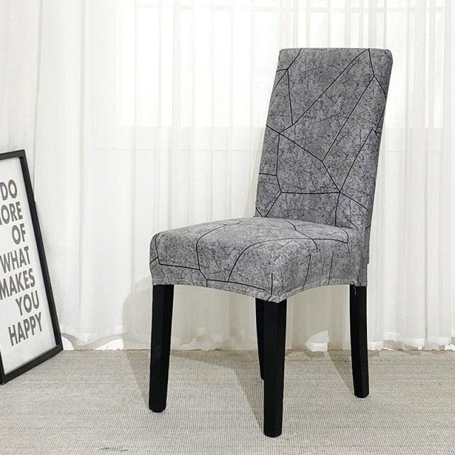 Chair Covers For Dining Room Stretch Spandex Removable Washable Anti-dust Seat Slipcover Multicolor  Chair covers  Chair Covers For Dining Room With Printed Patterns Easy Slip-on Stretchy Dining Room Chair Covers Stevvex