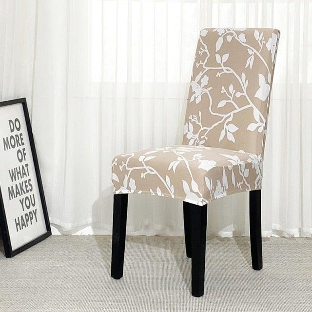 Chair Covers For Dining Room Stretch Spandex Removable Washable Anti-dust Seat Slipcover Multicolor  Chair covers  Chair Covers For Dining Room With Printed Patterns Easy Slip-on Stretchy Dining Room Chair Covers Stevvex