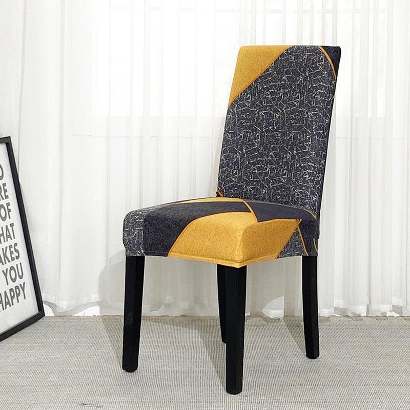 Chair Covers For Dining Room Stretch Spandex Removable Washable Anti-dust Seat Slipcover Multicolor  Chair covers  Chair Covers For Dining Room With Printed Patterns Easy Slip-on Stretchy Dining Room Chair Covers Stevvex