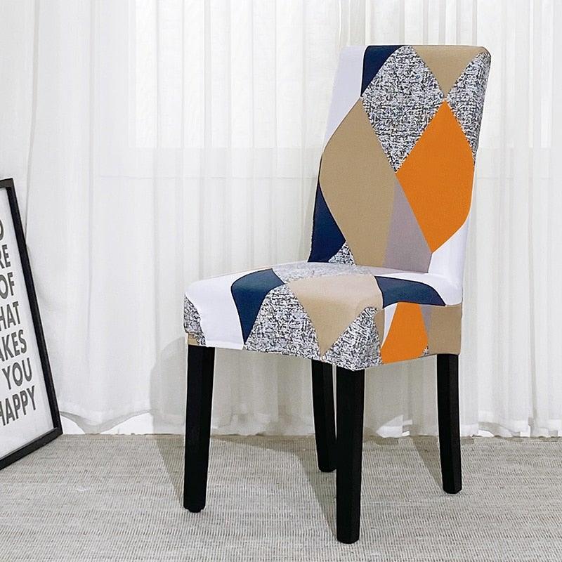 Chair Covers For Dining Room Stretch Spandex Removable Washable Anti-dust Seat Slipcover Multicolor  Chair covers  Chair Covers For Dining Room With Printed Patterns Easy Slip-on Stretchy Dining Room Chair Covers Stevvex