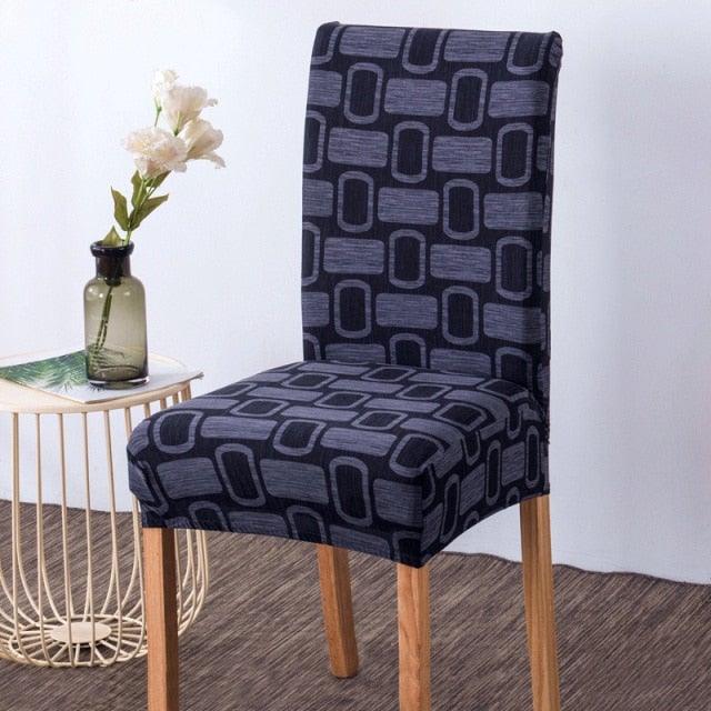 Chair Covers For Dining Room Stretch Spandex Removable Washable Anti-dust Seat Slipcover Multicolor  Chair covers  Chair Covers For Dining Room With Printed Patterns Easy Slip-on Stretchy Dining Room Chair Covers Stevvex