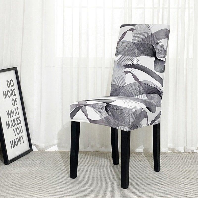 Chair Covers For Dining Room Stretch Spandex Removable Washable Anti-dust Seat Slipcover Multicolor  Chair covers  Chair Covers For Dining Room With Printed Patterns Easy Slip-on Stretchy Dining Room Chair Covers Stevvex
