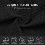 Chair Seat Covers for Dining Room Removable Washable Anti-Dust Seat Protector Removable Dining  Seat Cover And Dining Chair Covers Stretch Seat Cushion Slipcover for Dining Room Kitchen Chairs Stevvex