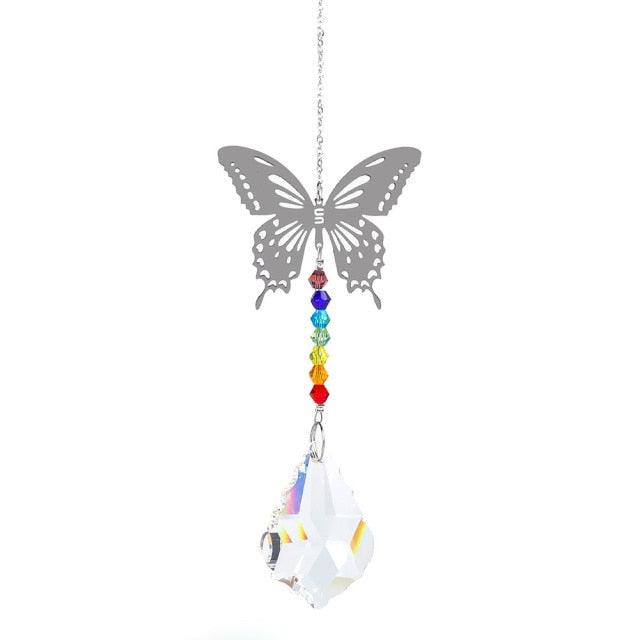 Chandelier Crystals Ball Prism Pendant Maker Sun Catcher Crystal Rainbow Maker Drops Hang for Window Home Decor Car Charms Hanging  Wind Chimes Hanging Ornament Garden Decor Stevvex