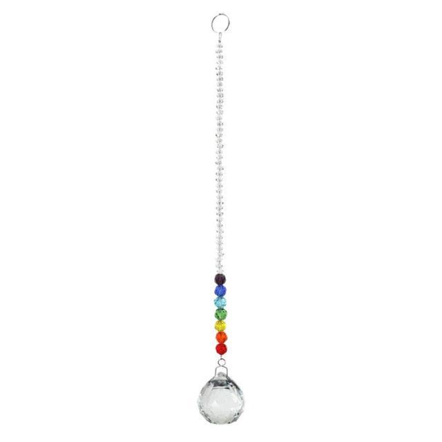 Chandelier Crystals Ball Prism Pendant Maker Sun Catcher Crystal Rainbow Maker Drops Hang for Window Home Decor Car Charms Hanging  Wind Chimes Hanging Ornament Garden Decor Stevvex