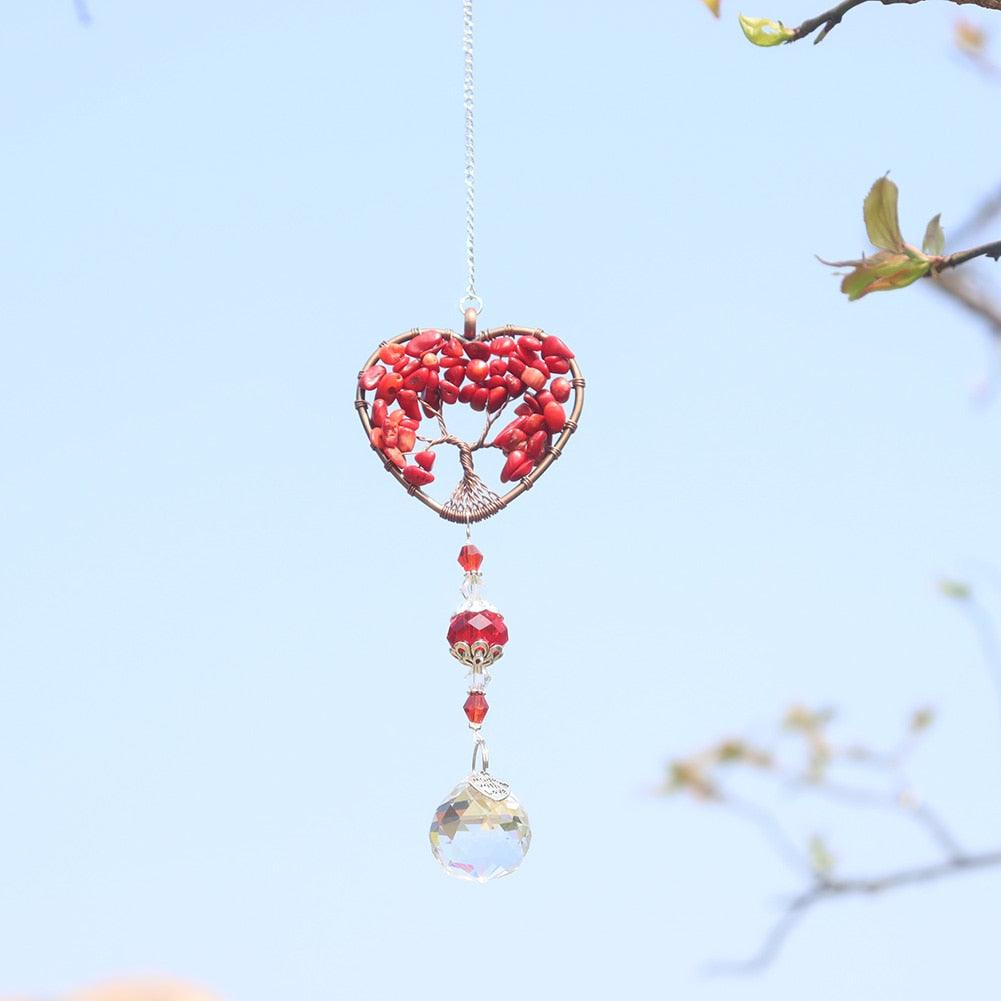 Chandelier Crystals Ball Prism Pendant Maker Sun Catcher Crystal Rainbow Maker Drops Hang for Window Home Decor Car Charms Hanging  Wind Chimes Hanging Ornament Garden Decor Stevvex