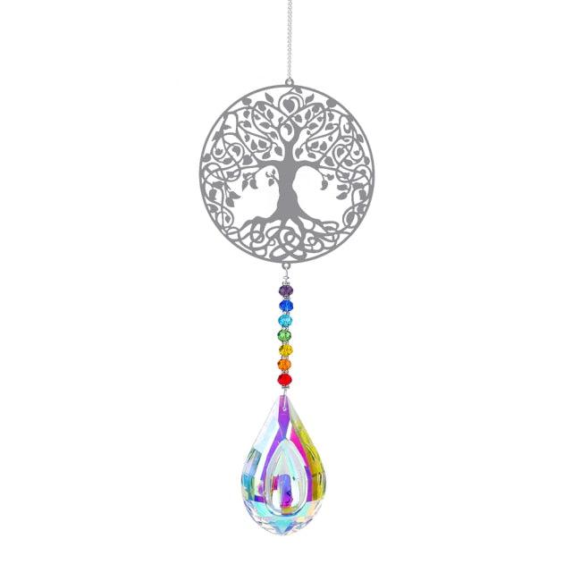 Chandelier Crystals Ball Prism Pendant Maker Sun Catcher Crystal Rainbow Maker Drops Hang for Window Home Decor Car Charms Hanging  Wind Chimes Hanging Ornament Garden Decor Stevvex