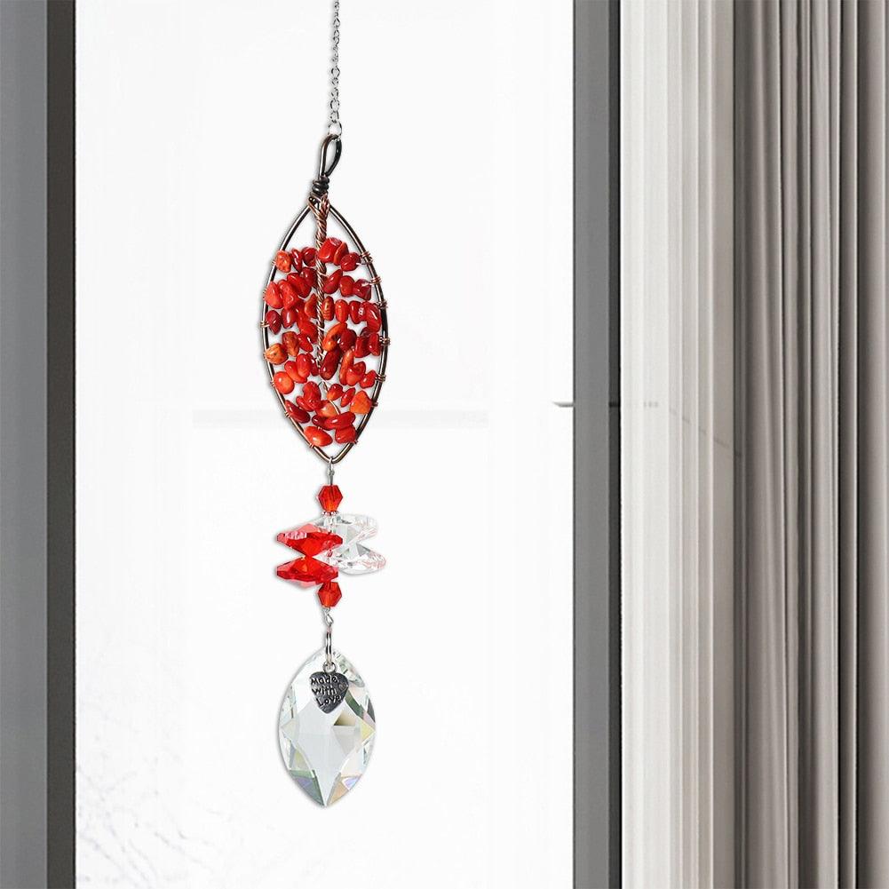 Chandelier Crystals Ball Prism Pendant Maker Sun Catcher Crystal Rainbow Maker Drops Hang for Window Home Decor Car Charms Hanging  Wind Chimes Hanging Ornament Garden Decor Stevvex