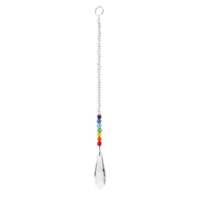 Chandelier Crystals Ball Prism Pendant Maker Sun Catcher Crystal Rainbow Maker Drops Hang for Window Home Decor Car Charms Hanging  Wind Chimes Hanging Ornament Garden Decor Stevvex