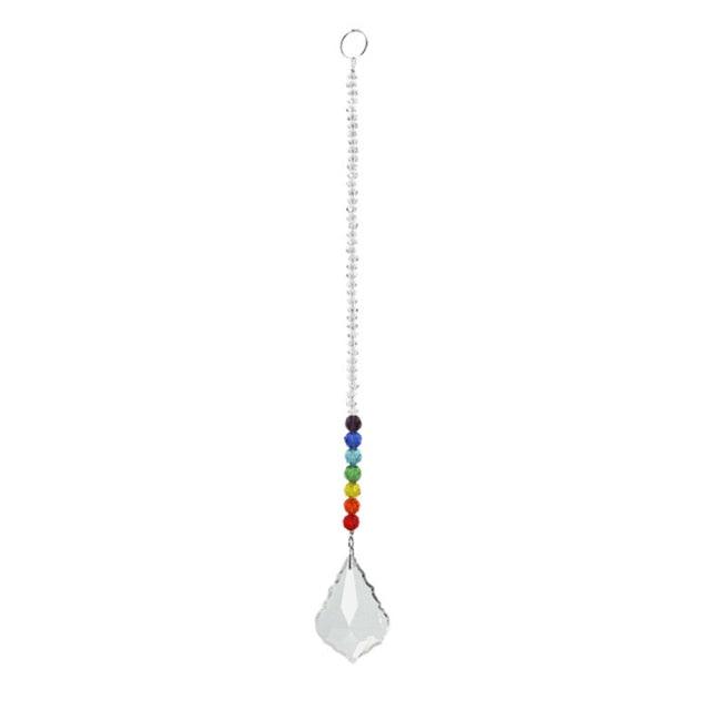 Chandelier Crystals Ball Prism Pendant Maker Sun Catcher Crystal Rainbow Maker Drops Hang for Window Home Decor Car Charms Hanging  Wind Chimes Hanging Ornament Garden Decor Stevvex